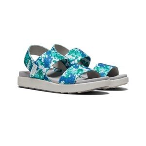 Keen Women's Elle Backstrap Sandal Porcelain/Tie Dye Sz 8